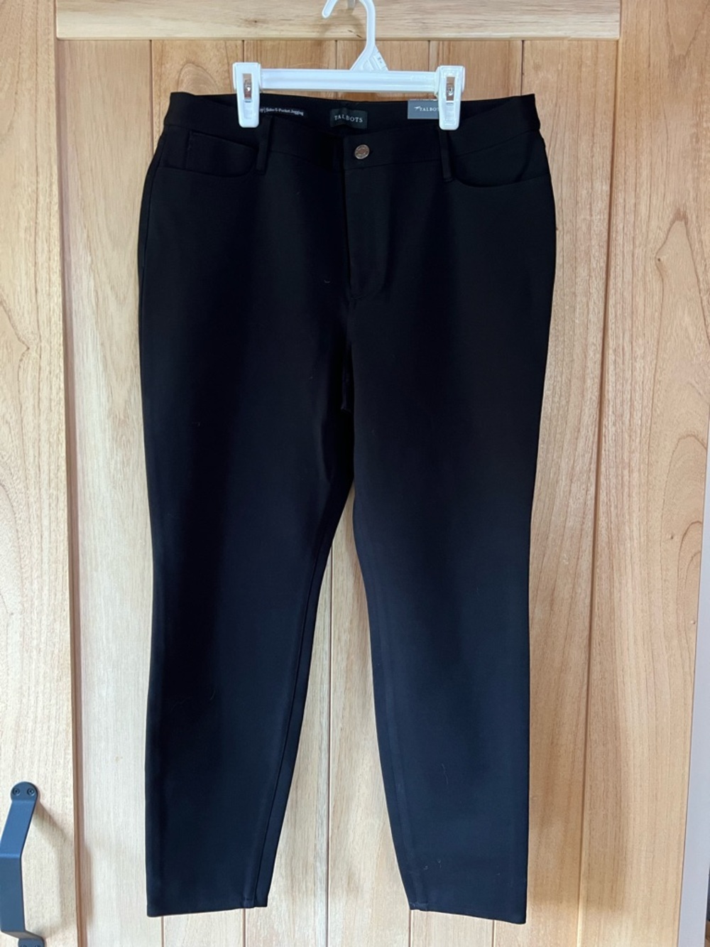 Talbots Black Soho 5 Pocket Jegging Womens Size 12P